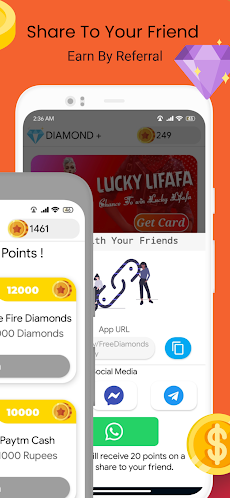 Win Free Diamonds :Free Diamonds FireGift Cardsのおすすめ画像4