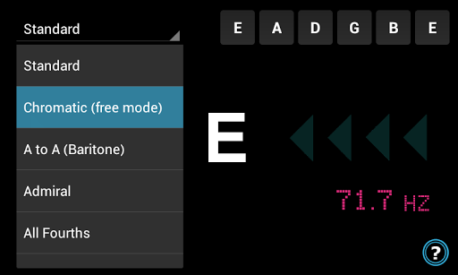 TunaDroid - Guitar Tuner Screen 3