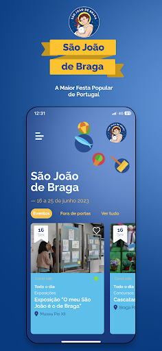 Android application São João de Braga screenshort