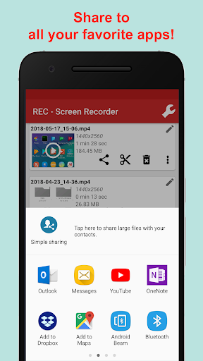 REC - Screen Recorder. UHD, FHD, HD, on/off audio 4.3 Screenshots 4
