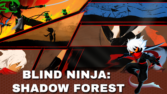 Blind Ninja MOD APK :Shadow Forest (GOD MODE/DUMB ENEMY) Download 1