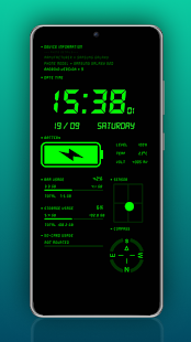 Цифровые часы - часы на экран Screenshot
