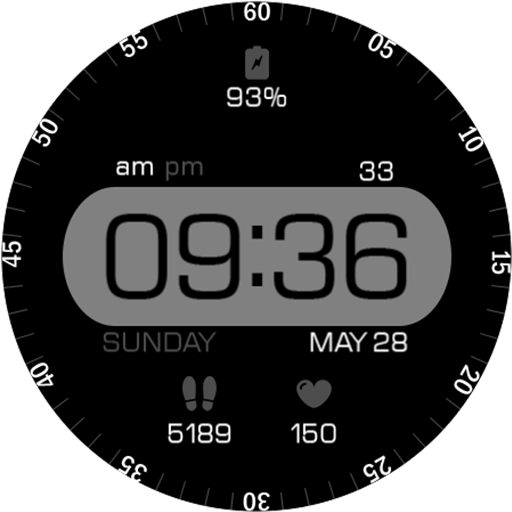 Key060 Digital Watch Face logo