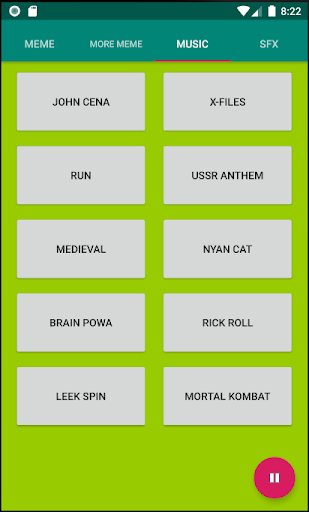 Fun Meme Soundboard Screen 3