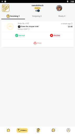 SweetnFresh Bakery Screen 3
