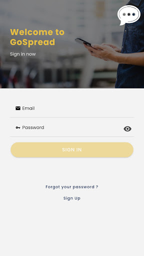 Android application GoSpread Partners screenshort