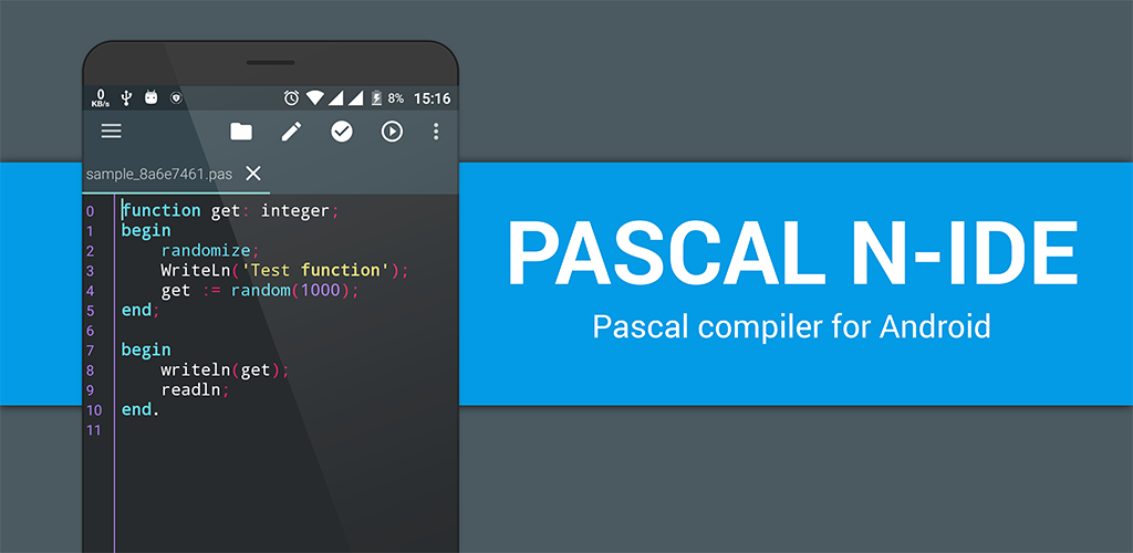 Pascal android. Pascal n-ide. Ide для Паскаля. Паскаль на андроид.