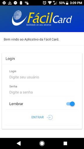 Facil Card - PDV Screen 3