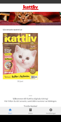 Android application Kattliv screenshort