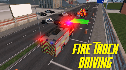 Fire Truck Driving Simulator  screenshots 1