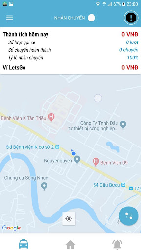 LetsGO - Tài xế Screen 3