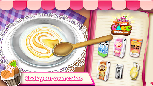 KidKat Cake Games For Kids