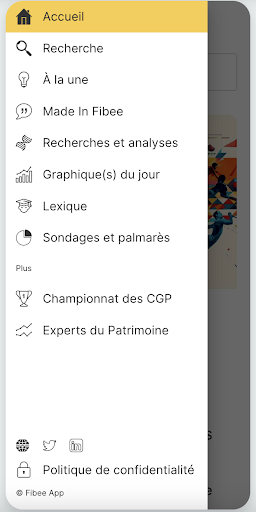 FiBee : analyses financières Screen 2