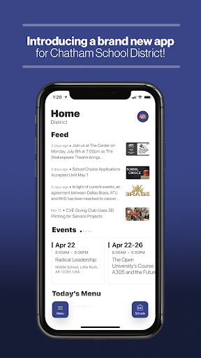 Android application Chatham School District screenshort
