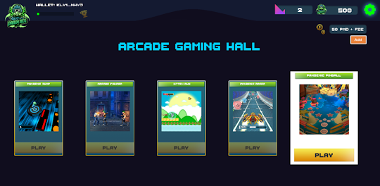 Pandemic Gaming Hall