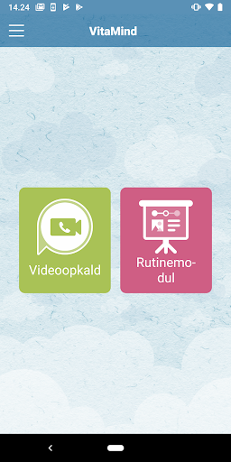 Android application VitaMindNet screenshort