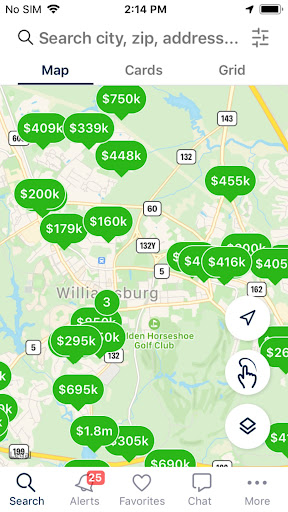 Liz Moore Home Search Screenshot