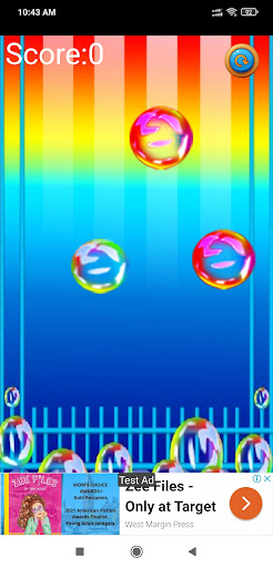 Android application bubble blast satisfying screenshort