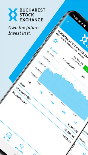 Android application Bucharest Stock Exchange screenshort