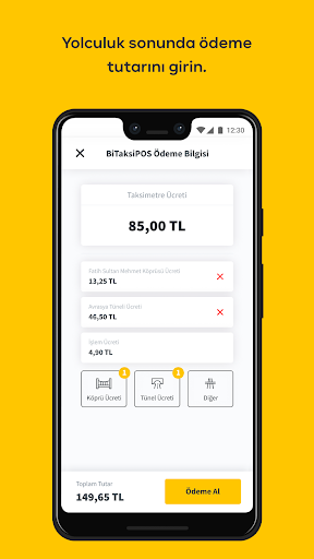 BiTaksiPOS Screen 2