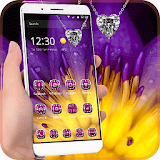 theme purple diamond passion icon
