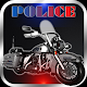 polis Moto yarışçı bisiklet