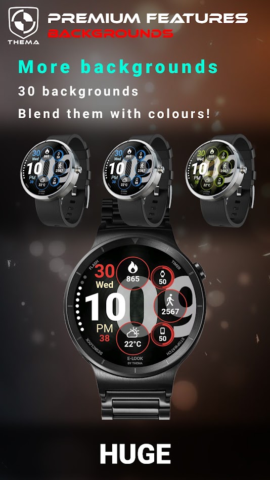 #6. Huge Watch Face (Android) 게시자: thema