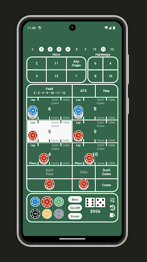 Craps Mobile Screen 2