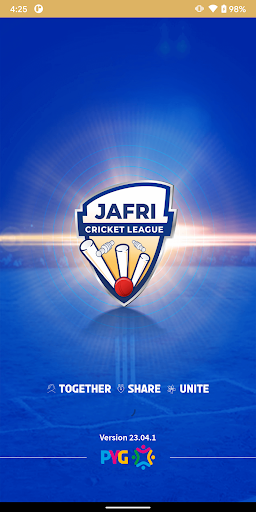 Android application Jafri Cricket League screenshort