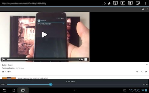 Tubio - Cast Web Videos to TV Tangkapan layar