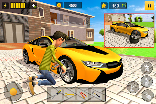 Scary Police Officer 3D Screen 3