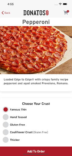 Donatos Pizza Screen 3