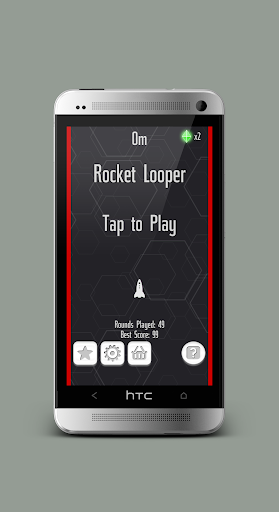 Android application Rocket Looper - Space Frontier screenshort