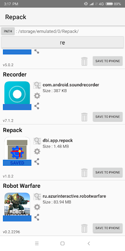 Repack Screen 3