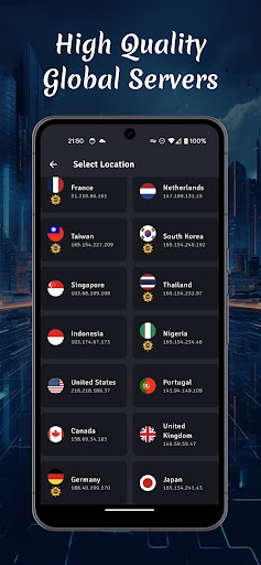 Jet VPN: Fast Secure Link Screenshot 4 - AppWisp.com