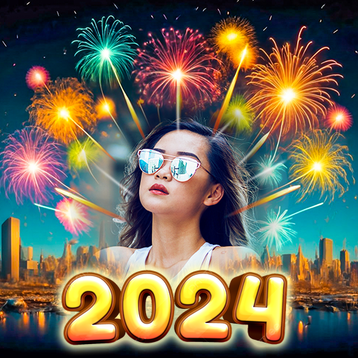 New Year Photo Frame 2024 logo