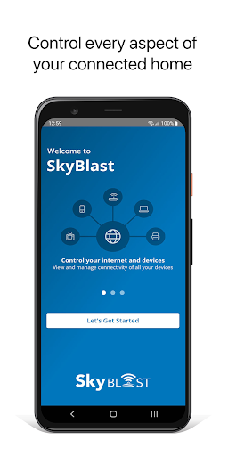 Android application SkyBlastIQ screenshort
