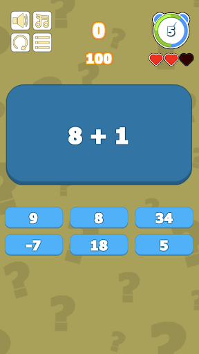 Quizplorer Math Screen 3