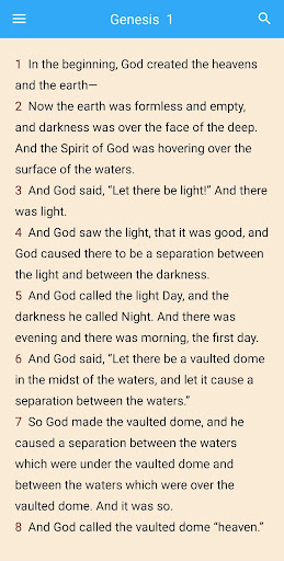Android application inWORD Bible screenshort
