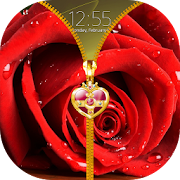 Rose Zipper Lock Screen  Icon
