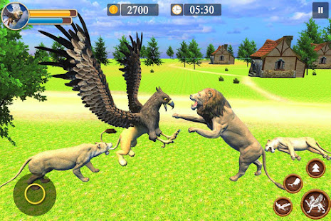 Wild Eagle Family: Flying Griffin Simulator Games 1.5.2 APK screenshots 5