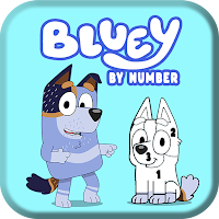 Bluey Coloring By Number