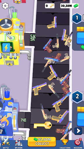 Android application Idle Weapon Factory screenshort