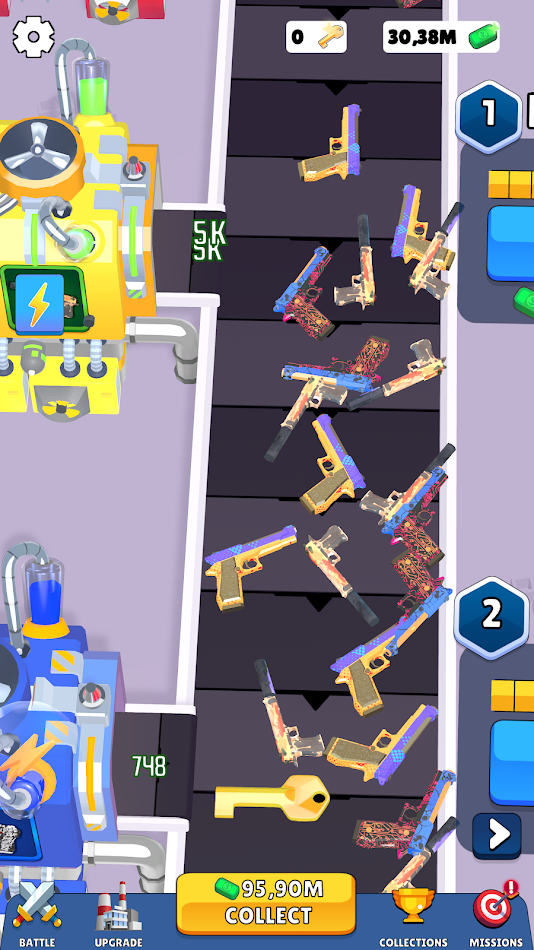 #1. Idle Weapon Factory (Android) 来自: Maneki Games