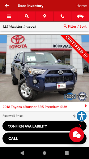 Toyota of Rockwall Dealership Screen 3