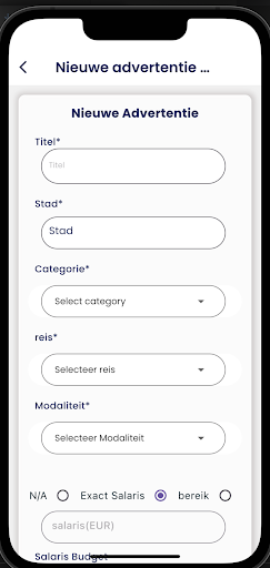 Android application Work Connect screenshort