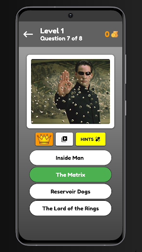 American Movie Quiz Screen 3