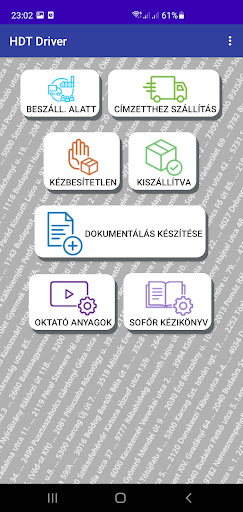 HDT Szállító Screenshot