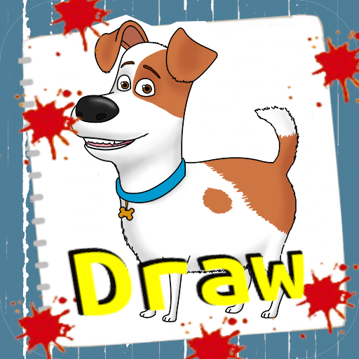 Easy Drawings Cartoon Characte logo