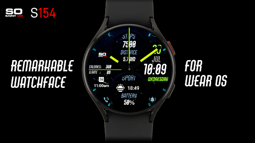 Android application S154 Hybrid Watchface screenshort